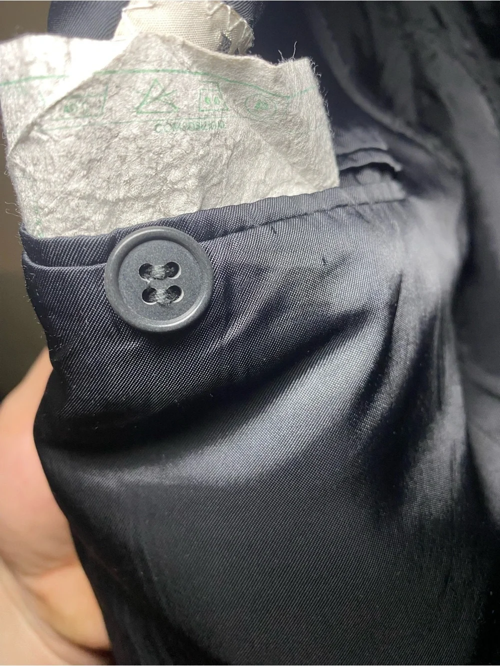 Black Men's Two-Button Single-Breasted Blazer